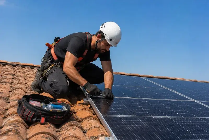 Maintenance et monitoring de panneaux solaires à Innenheim