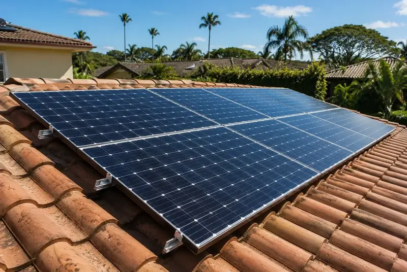Installation de panneaux solaires à Innenheim